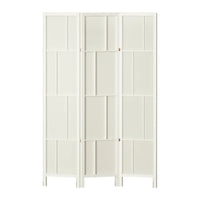Artiss Ashton Room Divider Screen Privacy Wood Dividers Stand 3 Panel White