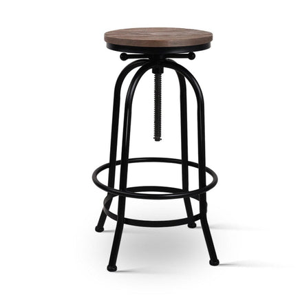 Artiss Bar Stools Adjustable Wood Chairs Furniture Kings Warehouse 