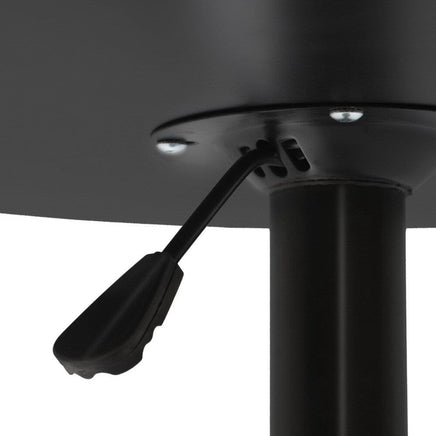 Artiss Bar Table Gas Lift Round Black Furniture Kings Warehouse 