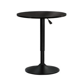 Artiss Bar Table Gas Lift Round Black Furniture Kings Warehouse 