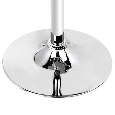 Artiss Bar Table Gas Lift Round White Furniture Kings Warehouse 