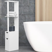 Artiss Bathroom Cabinet Storage 118cm Shelf White Furniture Kings Warehouse 