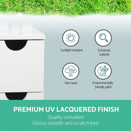 Artiss Bathroom Cabinet Storage 118cm Shelf White Furniture Kings Warehouse 