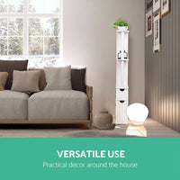 Artiss Bathroom Cabinet Storage 118cm Shelf White Furniture Kings Warehouse 