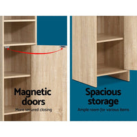 Artiss Bathroom Cabinet Storage 185cm Wooden Furniture Kings Warehouse 