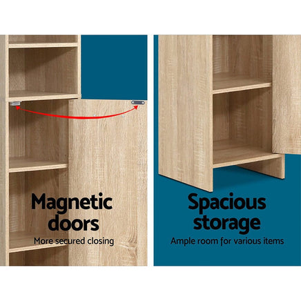 Artiss Bathroom Cabinet Storage 185cm Wooden Furniture Kings Warehouse 