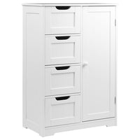 Artiss Bathroom Cabinet Storage Drawers White Furniture Kings Warehouse 