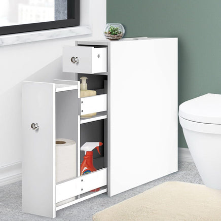 Artiss Bathroom Storage Cabinet Tissue Holder Furniture Kings Warehouse 