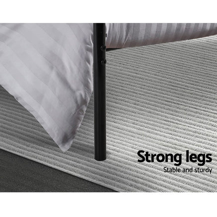 Artiss Bed Frame Single Metal Bed Frame SOL Furniture Kings Warehouse 