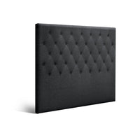 Artiss Bed Head Headboard Double Size Fabric - CAPPI Charcoal Furniture Kings Warehouse 