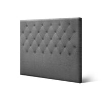 Artiss Bed Head Headboard King Single Size Fabric - CAPPI Grey Furniture Kings Warehouse 