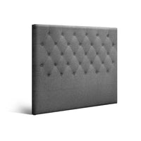 Artiss Bed Head Headboard King Single Size Fabric - CAPPI Grey Furniture Kings Warehouse 