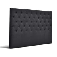 Artiss Bed Head Headboard King Size Fabric - CAPPI Charcoal Furniture Kings Warehouse 