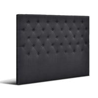 Artiss Bed Head Headboard Queen Size Fabric - CAPPI Charcoal Furniture Kings Warehouse 
