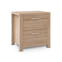 Artiss Bedside Table 2 Drawers - MAXI Pine Furniture Kings Warehouse 
