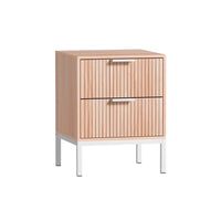 Artiss Bedside Table Drawers Side End Table Storage Cabinet Nightstand Pine LURA Furniture Kings Warehouse 