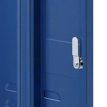 Artiss Bedside Table Metal Cabinet - Blue Furniture Kings Warehouse 