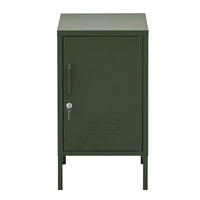 Artiss Bedside Table Metal Cabinet - Green Furniture Kings Warehouse 