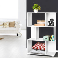 Artiss Bookshelf 3 Tiers - NINA White Furniture Kings Warehouse 