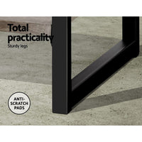Artiss Bookshelf 5 Tiers - NOE Black and Oak Furniture Kings Warehouse 