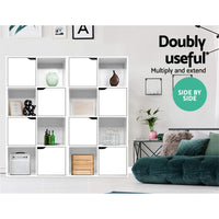 Artiss Bookshelf 8 Cube Shlef - DANA White Furniture Kings Warehouse 