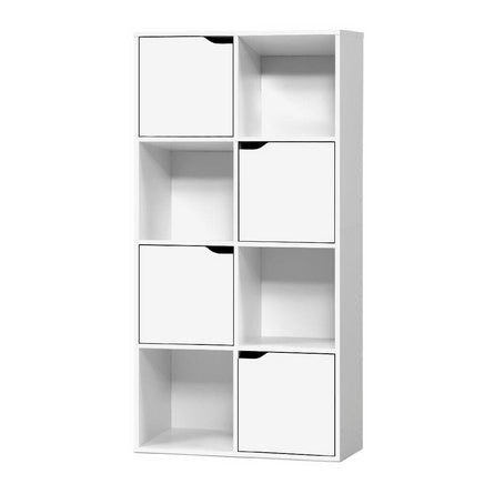 Artiss Bookshelf 8 Cube Shlef - DANA White Furniture Kings Warehouse 
