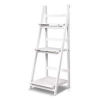 Artiss Bookshelf Corner Shelf 3 Tiers - ZANE White Furniture Kings Warehouse 