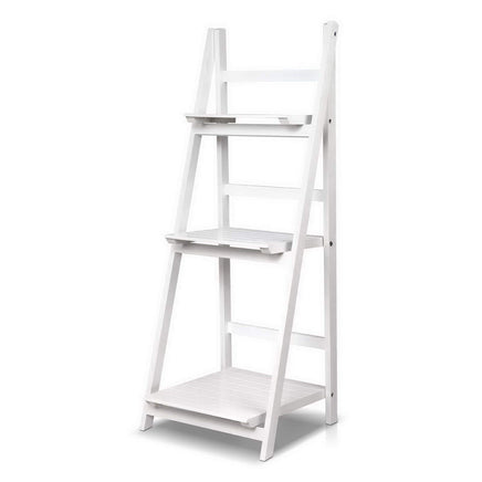 Artiss Bookshelf Corner Shelf 3 Tiers - ZANE White Furniture Kings Warehouse 
