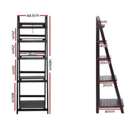 Artiss Bookshelf Corner Shelf 5 Tiers - ZANE Coffee Furniture Kings Warehouse 