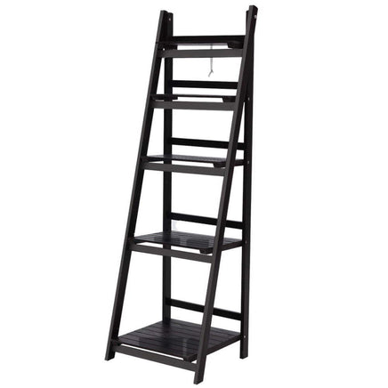 Artiss Bookshelf Corner Shelf 5 Tiers - ZANE Coffee Furniture Kings Warehouse 