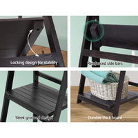 Artiss Bookshelf Corner Shelf 5 Tiers - ZANE Coffee Furniture Kings Warehouse 