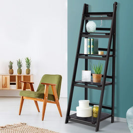 Artiss Bookshelf Corner Shelf 5 Tiers - ZANE Coffee Furniture Kings Warehouse
