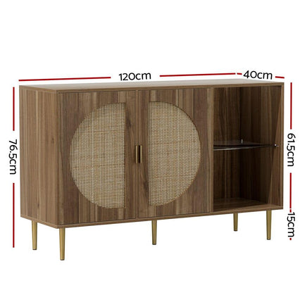 Artiss Buffet Sideboard 2 Doors - ANYA Furniture Kings Warehouse 