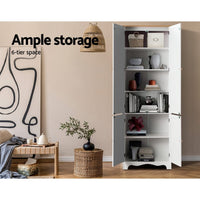 Artiss Buffet Sideboard 4 Doors - BERNE White Furniture Kings Warehouse 