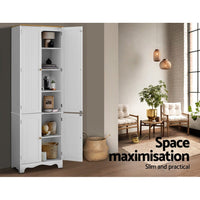 Artiss Buffet Sideboard 4 Doors - BERNE White Furniture Kings Warehouse 