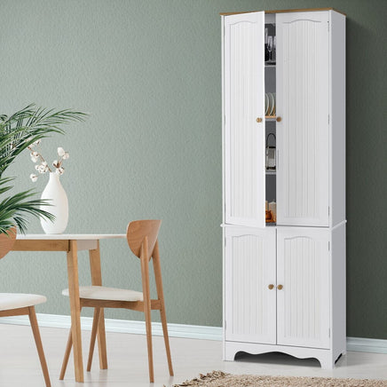 Artiss Buffet Sideboard 4 Doors - BERNE White Furniture Kings Warehouse 