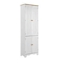 Artiss Buffet Sideboard 4 Doors - BERNE White Furniture Kings Warehouse 