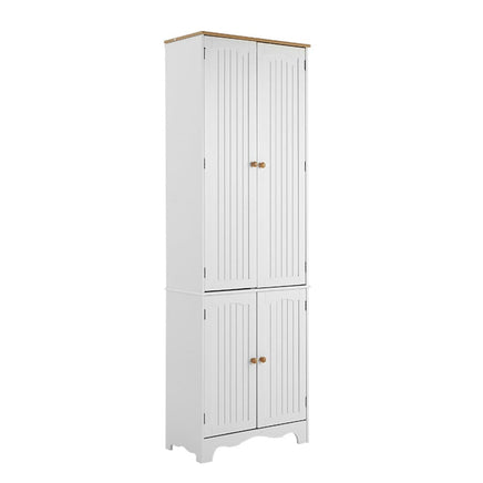 Artiss Buffet Sideboard 4 Doors - BERNE White Furniture Kings Warehouse 