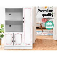 Artiss Buffet Sideboard - ARIA White Furniture Kings Warehouse 