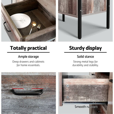 Artiss Buffet Sideboard - BARNLY Furniture Kings Warehouse 