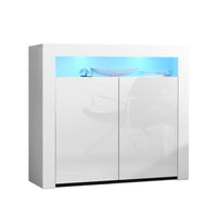 Artiss Buffet Sideboard LED - ARNO White Furniture Kings Warehouse 