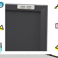 Artiss Buffet Sideboard Metal Cabinet - BASE Charcoal Furniture Kings Warehouse 