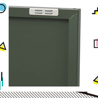 Artiss Buffet Sideboard Metal Cabinet - BASE Green Furniture Kings Warehouse 