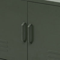 Artiss Buffet Sideboard Metal Cabinet - BASE Green Furniture Kings Warehouse 