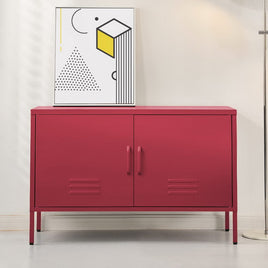 Artiss Buffet Sideboard Metal Cabinet - BASE Pink Furniture Kings Warehouse 