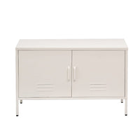 Artiss Buffet Sideboard Metal Cabinet - BASE White Furniture Kings Warehouse 