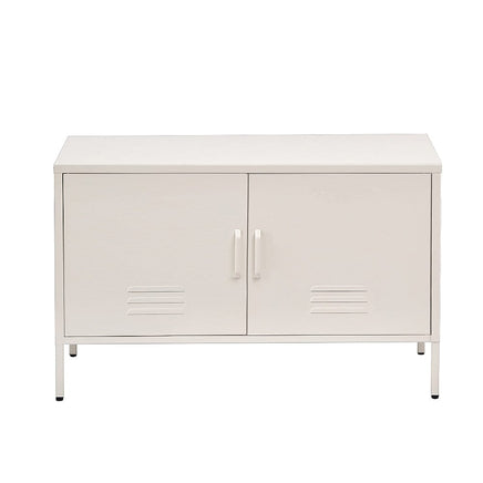 Artiss Buffet Sideboard Metal Cabinet - BASE White Furniture Kings Warehouse 