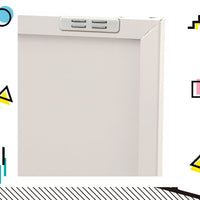 Artiss Buffet Sideboard Metal Cabinet - BASE White Furniture Kings Warehouse 