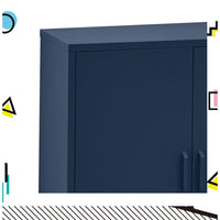Artiss Buffet Sideboard Metal Cabinet - SWEETHEART Blue Furniture Kings Warehouse 