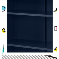 Artiss Buffet Sideboard Metal Cabinet - SWEETHEART Blue Furniture Kings Warehouse 